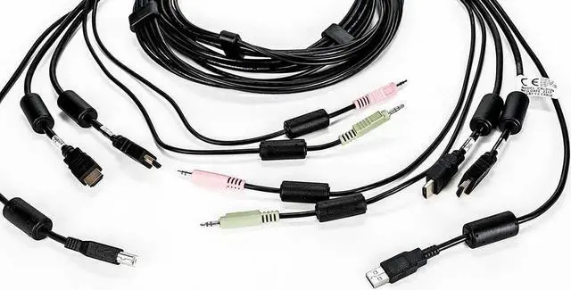 Alt view image 3 of 4 - Avocent KVM Cable 10' HDMI/USB/Audio for SV340H (CBL0129)