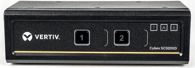 Main image of Vertiv Cybex Secure 4K UHD KVM 2-Port DVI-I DP DualHead EAL4+ NIAP TAA Compliant (SC920XD-001)