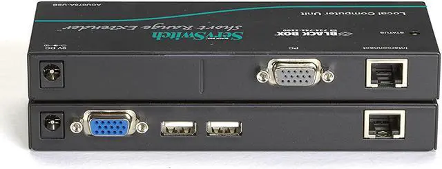 Alt view image 2 of 2 - Black Box KVM Extender, Short Range-75ft, VGA, USB, CATx