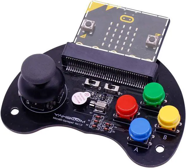 Main image of Yahboom Micro Bit Robotic Control Handle Game Joystick STEM Education Graphic Compatible with Micro:bit V2 V1.5 for Kids (Without Microbit) (Handle Without microbit v2)