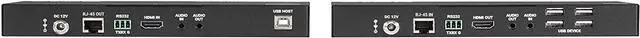 Alt view image 3 of 4 - Black Box KVM Extender  4K 60Hz, HDMI 1.4, USB 2.0, CAT5e/6/6A