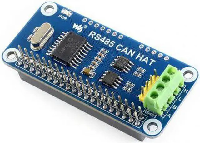 Alt view image 2 of 7 - Raspberry Pi RS485 CAN HAT Allows Stable Long-Distance Communication via RS485/CAN Functions Onboard MCP2515 Transceiver SN65HVD230 SP3485