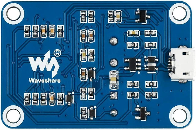 Alt view image 2 of 6 - Waveshare Capacitive Fingerprint Reader Onboard a High-Speed Digital Processor Commercial Fingerprinting Algorithm Semiconductor Sensor
