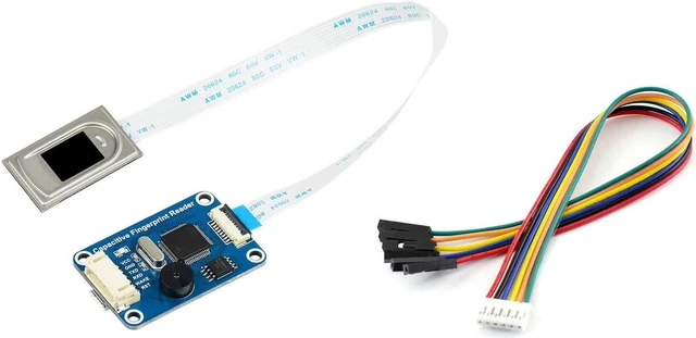 Alt view image 5 of 6 - Waveshare Capacitive Fingerprint Reader Onboard a High-Speed Digital Processor Commercial Fingerprinting Algorithm Semiconductor Sensor