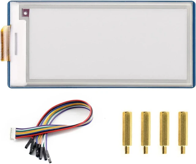 Main image of Waveshare 2.9inch E-Paper 296×128 Pixels Red/Black/White Display Module Compatible with Raspberry Pi Pico