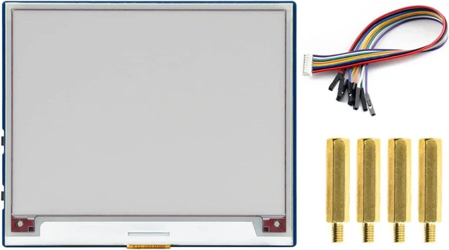 Alt view image 2 of 7 - Waveshare 4.2inch E-Paper E-Ink Display Module (B) for Raspberry Pi Pico 400×300 Pixels Red/Black/White with SPI Interface