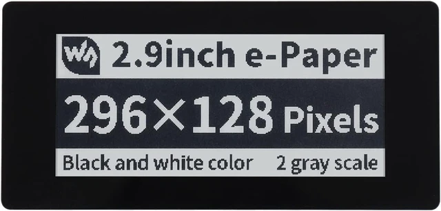 Main image of Waveshare 2.9inch Touch E-Paper E-Ink Display HAT Compatible with Raspberry Pi4B/3B+/3B/2B/B+/A+/Zero/Zero W/WH/Zero 2W 296×128 Pixels 5-Points Capacitive Touch SPI Interface Support Partial Refresh