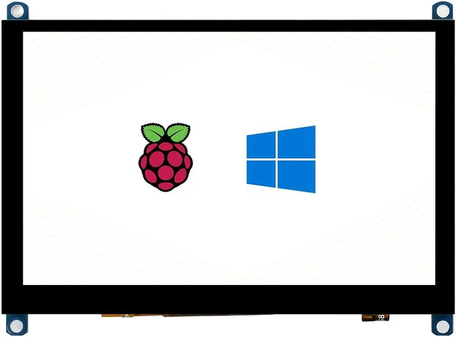 Main image of TOP1 5 inch Capacitive Touch Screen LCD (H) Rev4.1 for Raspberry Pi Windows 11/10/8.1/8/7 800480 Pixels HDMI-compatibled 5 inches TFT Display USB Touch Port, 5inch HDMI LCD (H) V4