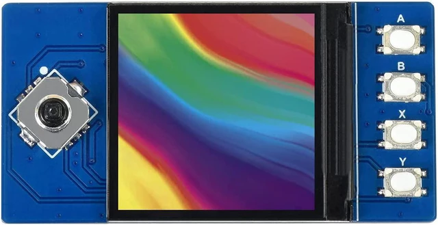 Main image of waveshare 1.3inch LCD Display Module for Raspberry Pi Pico 65K RGB Colors 240×240 Pixels SPI Interface Comes with Raspberry Pi Pico C/C++ and MicroPython Demo