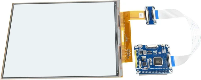 Alt view image 3 of 4 - Waveshare 10.3inch Flexible E-Ink Display HAT for Raspberry Pi, 1872x1404 Resolution, USB/SPI/I80 Interface, Supports Partial Refresh