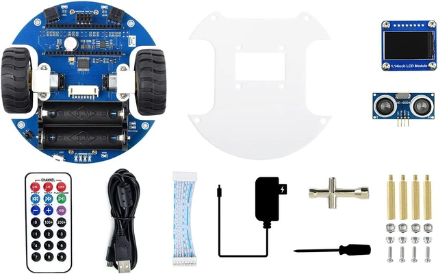 Alt view image 2 of 7 - waveshare PicoGo Mobile Robot Based On Raspberry Pi Pico Self Driving Remote Control Unassembled