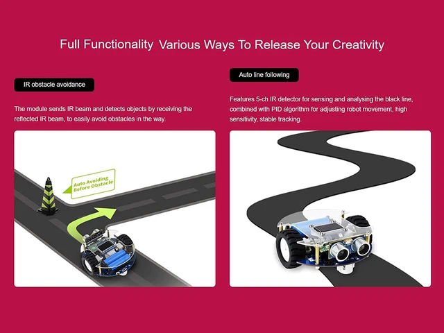 Alt view image 6 of 7 - waveshare PicoGo Mobile Robot Based On Raspberry Pi Pico Self Driving Remote Control Unassembled