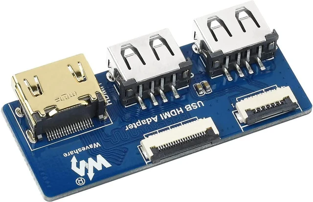 Alt view image 5 of 7 - waveshare USB HDMI Adapter Specialized for CM4-IO-BASE Adapting FFC Connector to Standard Connector