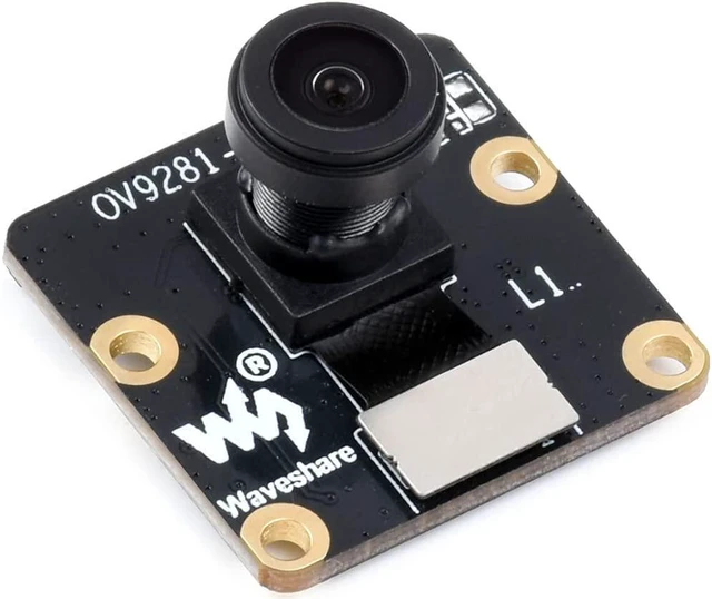 Main image of Waveshare OV9281-120 Mono Camera Compatible with Raspberry Pi Series Boards Including 4B/3B+/3A+/3B/2B/B+/A+ Extra FPC Cable is Required for Zero/Zero 2 W Series Global Shutter 1MP