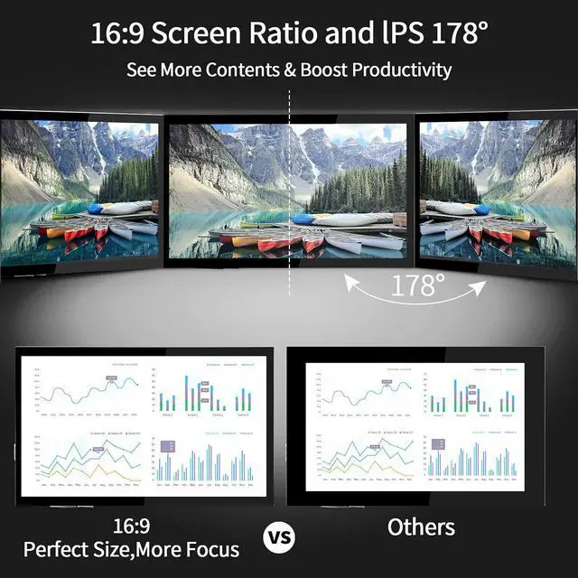 Alt view image 3 of 7 - Raspberry Pi Screen 10.1 Inch Touchscreen Monitor 1024x600 Portable HDMI Monitor 16:9 IPS Screen Display for Raspberry Pi 5/4/3/2/Zero/B/B+ Win11/10/8/7, Free-Driver