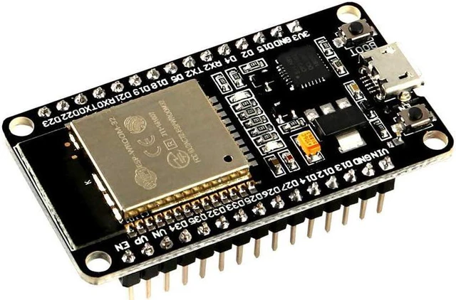 Alt view image 3 of 7 - ESP-WROOM-32 ESP32 ESP-32S Development Board 2.4GHz Dual-Mode WiFi + Bluetooth Dual Cores Microcontroller Processor Integrated with Antenna RF AMP Filter AP STA Compatible with Arduino IDE (3PCS)