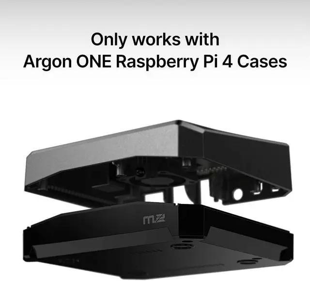 Alt view image 2 of 7 - Argon ONE M.2 Raspberry Pi SSD Board (M.2 Expansion Board ONLY) | Supports B-Keys and B+M Keys | Only Compatible with Argon ONE V2 Raspberry Pi 4 Cases