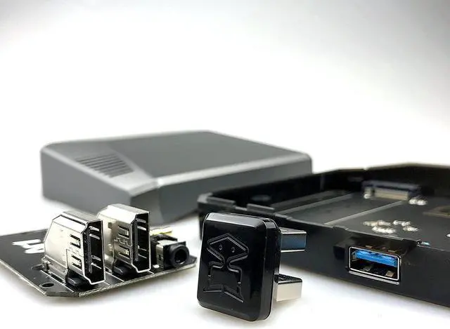 Alt view image 6 of 7 - Argon ONE M.2 Raspberry Pi SSD Board (M.2 Expansion Board ONLY) | Supports B-Keys and B+M Keys | Only Compatible with Argon ONE V2 Raspberry Pi 4 Cases
