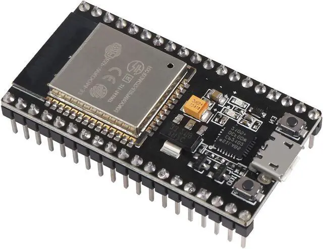 Alt view image 5 of 6 - AITRIP 5PCS 38pin ESP-WROOM-32 ESP32 ESP-32S Development Board 2.4GHz Dual-Mode WiFi + Bluetooth Dual Cores Microcontroller Processor Integrated with Antenna RF AMP Filter AP STA for Arduino IDE