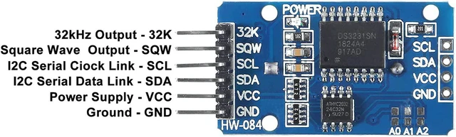 Alt view image 4 of 7 - AITRIP 3PCS DS3231 Real Time Clock Module RTC Sensor High Precision AT24C32 IIC Timer Alarm Clock for Arduino Raspberry Pi with Coin Battery