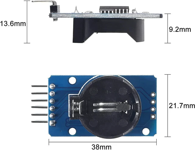 Alt view image 2 of 7 - AITRIP 3PCS DS3231 Real Time Clock Module RTC Sensor High Precision AT24C32 IIC Timer Alarm Clock for Arduino Raspberry Pi with Coin Battery