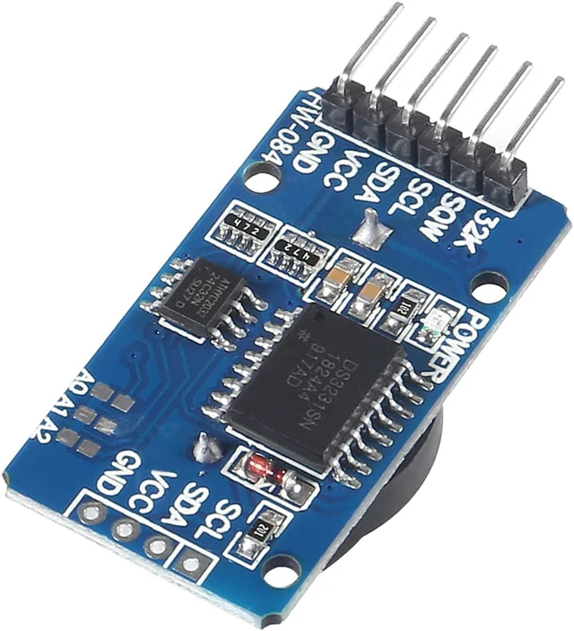 Alt view image 6 of 7 - AITRIP 3PCS DS3231 Real Time Clock Module RTC Sensor High Precision AT24C32 IIC Timer Alarm Clock for Arduino Raspberry Pi with Coin Battery