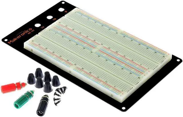 Alt view image 3 of 7 - 1660 Solderless Breadboard Kit 350 Jumper Wires 65 Jumper Wires