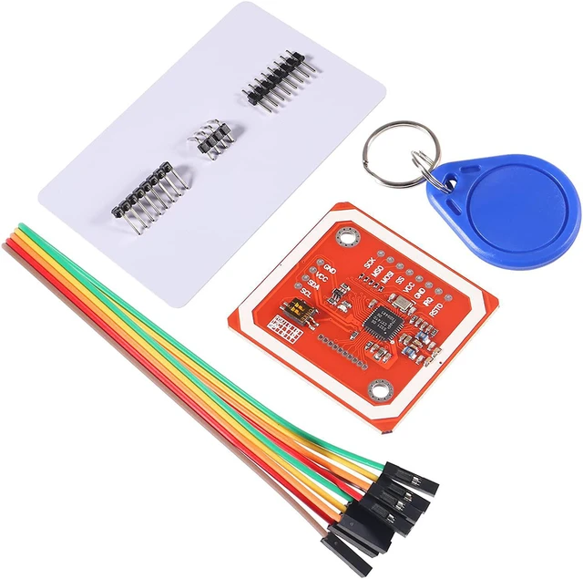 Alt view image 2 of 6 - 10-Piece PN532 NFC NXP RFID Module V3 Kit, Near Field Communication Reader with I2C SPI HSU, S50 White Card & Key Card, Arduino, Raspberry Pi, DIY Smart Phone & Android Phone Compatible
