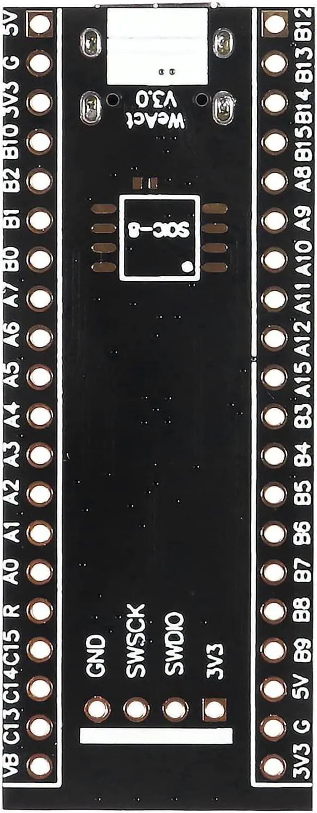 Alt view image 4 of 6 - DORHEA 3Pcs STM32F411 Development Board V3.0 STM32F411CEU6 STM32F4 Learning Board 100Mhz Freq 128KB RAM 512KB ROM for Ardu-ino Programming