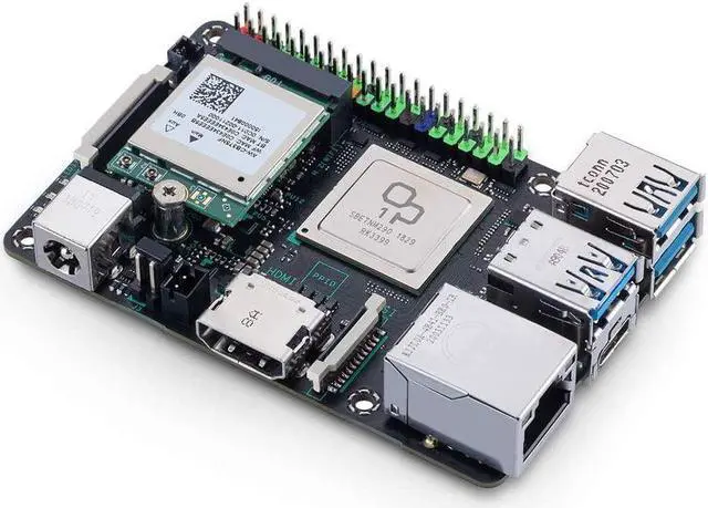 Alt view image 2 of 7 - youyeetoo Tinker Board 2S Rockchip RK3399 AI Single Board Computer with 16G EMMC for IoT Devices Support Android 10 OS