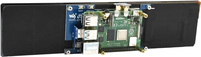 Alt view image 7 of 7 - Waveshare 11.9inch Capacitive Touch Screen LCD Compatible with Raspberry Pi 5/4B/3B+/3A+/2B/B+/A+/Zero/Zero W/WH/Zero 2W CM3+/4 320×1480 Resolution HDMI IPS Supports Jetson Nano/Windows