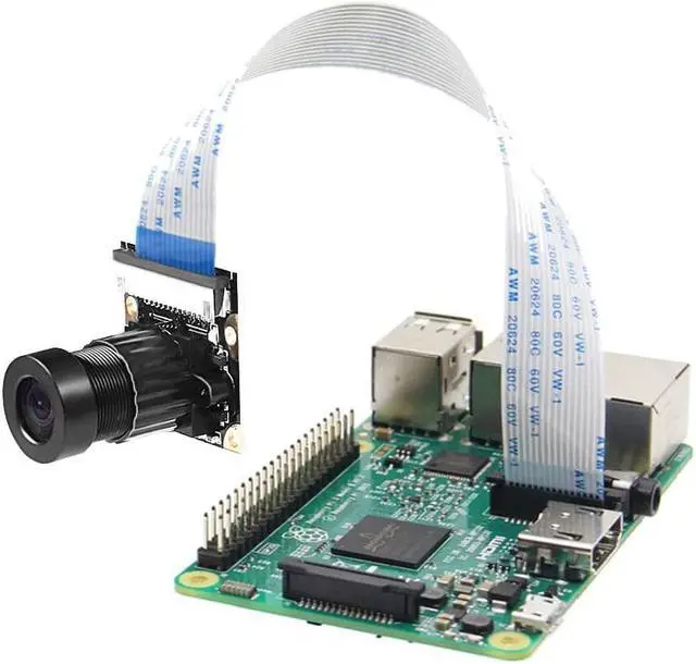 Alt view image 6 of 7 - Dorhea for Raspberry Pi 4 B 3 B+ Camera Module for Raspberry Pi 3 b+ Webcam Camera 5MP 1080p OV5647 HD Video Webcam Compatible with Raspberry Pi 2 Raspberry-pi 3 Model B Model B+