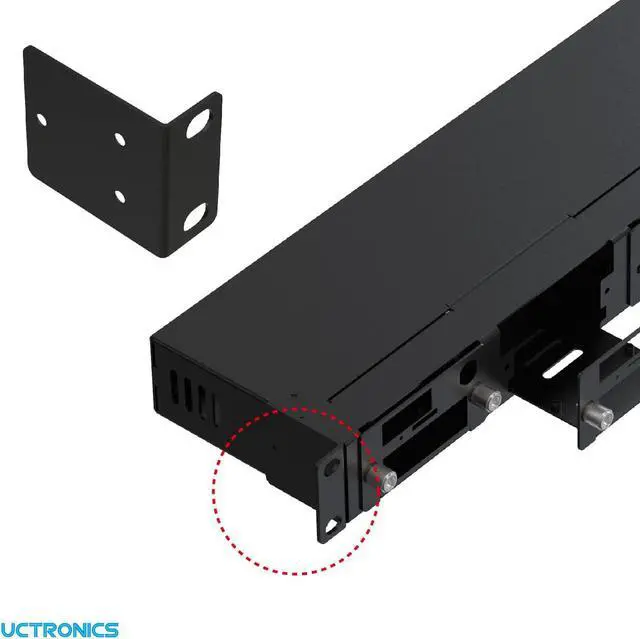 Alt view image 7 of 7 - UCTRONICS Raspberry Pi Rackmount Complete Enclosure Version 2.0 with New Side Brackets
