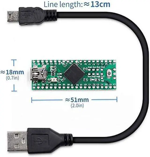 Alt view image 5 of 7 - LNIMI Teensy 2.0++ USB AVR Development Board ISP U Disk Keyboard Mouse Experimental Board AT90USB1286
