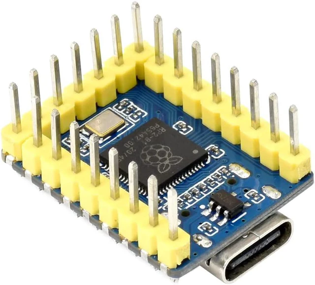 Alt view image 2 of 6 - Waveshare Pico-Like MCU Board Based On Raspberry Pi Microcontroller RP2040 with Pre-soldered Header
