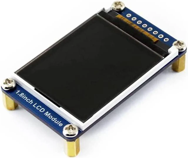Main image of waveshare 1.8inch LCD Display Module 128x160 Pixels with Embedded Controller Communicating via SPI Interface Compatible with Raspberry Pi/Jetson Nano/STM32