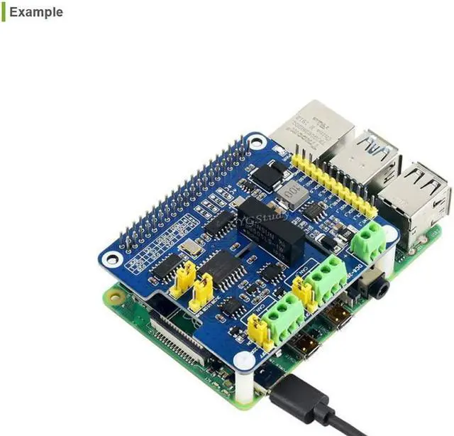 Alt view image 5 of 7 - XYGStudy 2-Channel Isolated CAN FD Expansion HAT for Raspberry Pi Supports CAN2.0 and CAN FD Protocols Communication Interface SPI MCP2517FD MCP2562FD 3.3V/5V with Multi Onboard Protection Circuits