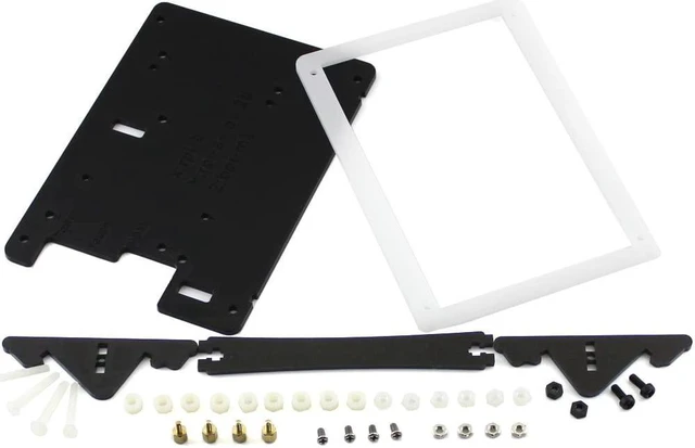 Main image of Waveshare Bicolor Acrylic Black and White Case for 5inch HDMI LCD (B) Combines the Display and Pi