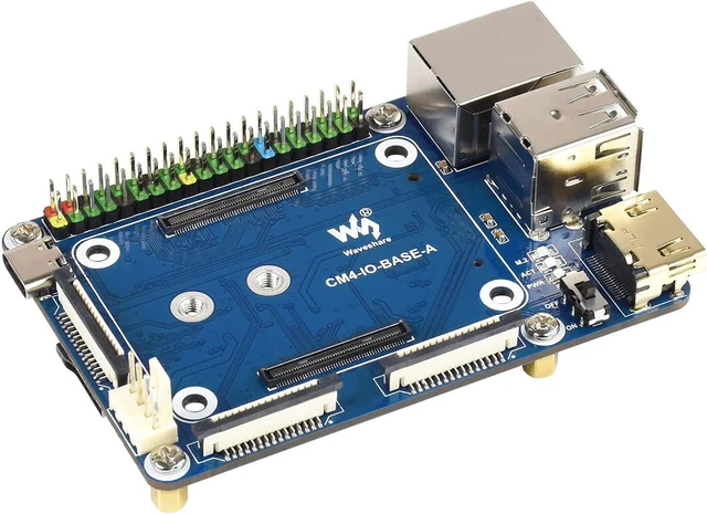 Main image of Waveshare Mini Base Board A Type Compatible with Raspberry Pi Compute Module 4 or Being Integrated Into End Products