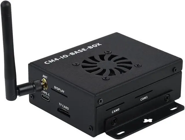 Alt view image 4 of 7 - TOP1 Mini-Computer for Raspberry Pi Compute Module 4 Basic Expansion Board Lite Edition Mini IO Board Lite Ver with Metal Case and Cooling Fan