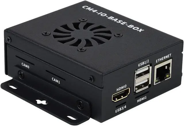 Main image of TOP1 Mini-Computer for Raspberry Pi Compute Module 4 Basic Expansion Board Lite Edition Mini IO Board Lite Ver with Metal Case and Cooling Fan
