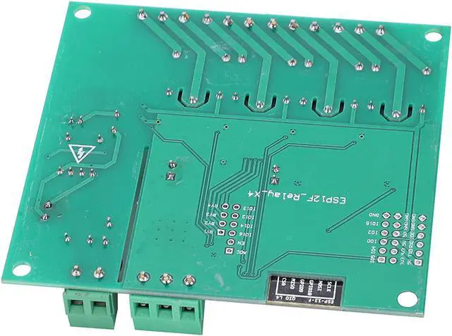 Alt view image 6 of 7 - Relay Module, Wireless Development Board ESP8266 Relay Module WIFI 4?Channel Development Board with 2 X Sockets for Relay Module
