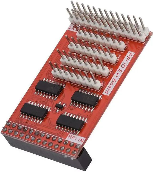 Alt view image 7 of 7 - 32 GPIO Expansion Module 8-bit Input & Output IO Extend Adapter Module for Raspberry Pi Adapter Module Raspberry Pi GPIO Expansion Board Module