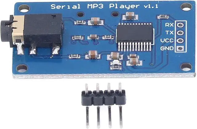 Main image of MP3 Player Module UART TTL Serial Port Control Music Play Board PCB Player Board with Memory Card Socket Support MP3 WAV