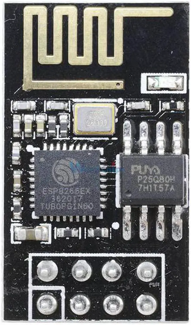 Alt view image 4 of 6 - ESP8266 ESP-01S ESP01S Serial Wireless Module WiFi Sensor (ESP8266 ESP-01 Updated) for Arduino WiFi Module Advanced Version DIY
