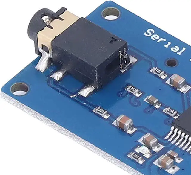 Alt view image 5 of 7 - MP3 Player Module UART TTL Serial Port Control Music Play Board PCB Player Board with Memory Card Socket Support MP3 WAV