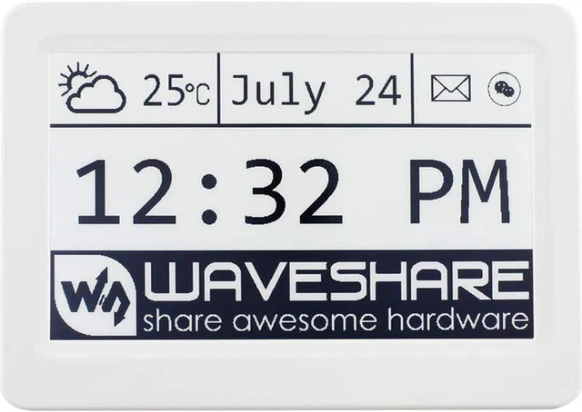 Alt view image 4 of 7 - waveshare 7.5inch e-Paper Raw Panel Protection Case ABS Plastic and Better Strength.