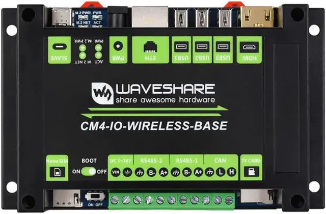 Main image of Industrial IoT Wireless Expansion Module Based Raspberry Pi Compute Module 4 (CM4),Support 4G/5G/LoRa, Multi Interfaces