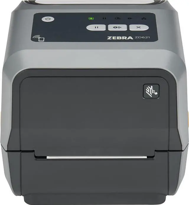 Alt view image 2 of 6 - Ze bra ZD621 300dpi Thermal Transfer Desktop Printer, Print Width 4 inch, 6 IPS - Serial, USB, Ethernet, Bluetooth Connectivity ZD621t