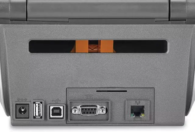 Alt view image 5 of 7 - Ze bra ZD621 300 dpi Thermal Transfer and Direct Thermal Desktop Printer - USB, Serial, Ethernet, Bluetooth Connectivity - 4.27 in Maximum Print Width, 6 IPS, ZD6A043-301F00EZ